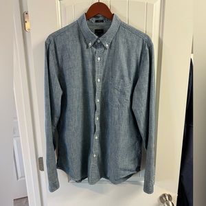 Jcrew slim fit chambray shirt